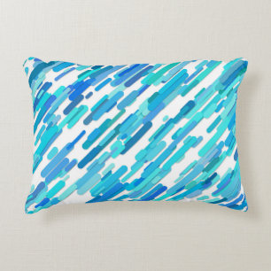 Cool Blue Blue Aquamarin Marine Dekokissen