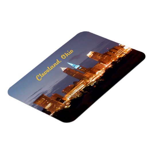 Cool Blue Cleveland Ohio Magnet (Linke Seite)