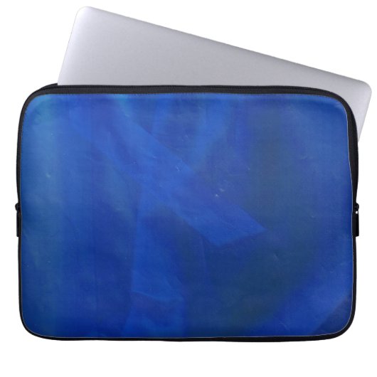 Cool Blue Computer Sleeve (Vorderseite)