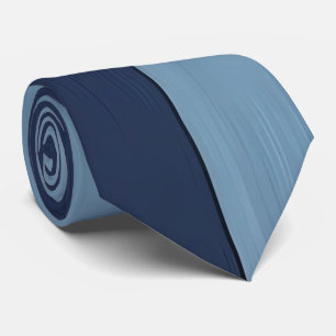 Cool Blue Denim Print Neck Tie Krawatte