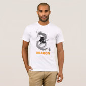 Cool Blue Dragon Graphic T-Shirt - Japanese Aesthe (Vorne ganz)