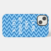 Cool Blue Fanny iPhone Hülle (Rückseite (Horizontal))