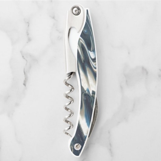 Cool Blue Flame Kellnermesser (Vorderseite)