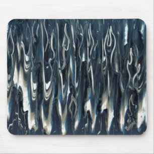 Cool Blue Flame Mousepad