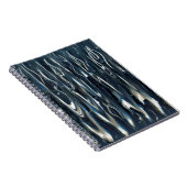 Cool Blue Flame Notizblock (Rechte Seite)