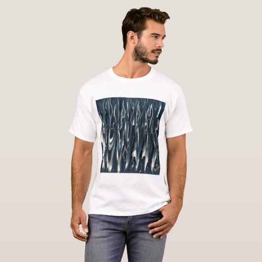 Cool Blue Flame T-Shirt (Vorne ganz)