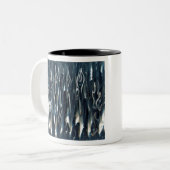 Cool Blue Flame Zweifarbige Tasse (Vorderseite Links)