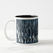 Cool Blue Flame Zweifarbige Tasse (Links)