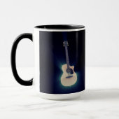 Cool Blue Glows Gitarre Tasse (Links)
