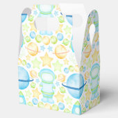 Cool Blue & Green Boys Außenraumatronin Geschenkschachtel (Geöffnet)