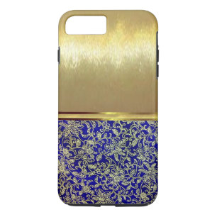 Cool Blue hübsch Blumor Gold Design Case-Mate iPhone Hülle