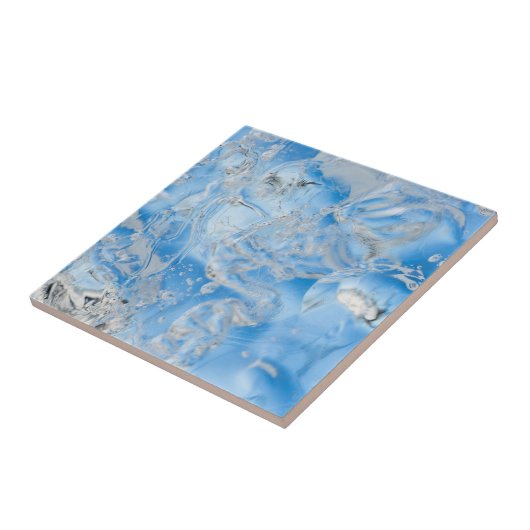 Cool Blue Iceberg Fliese (Seite)