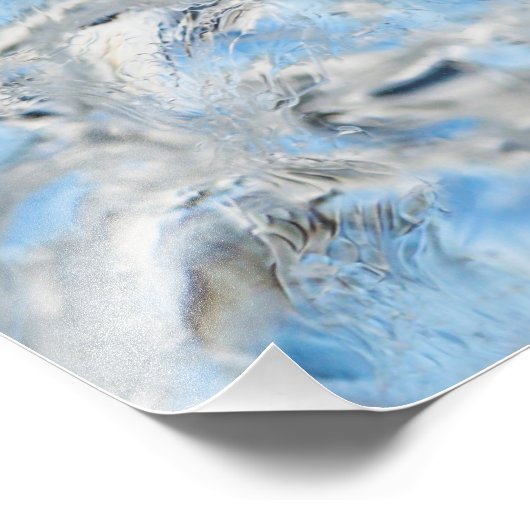 Cool Blue Iceberg Fotodruck (Ecke)