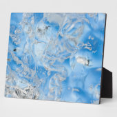 Cool Blue Iceberg Fotoplatte (Seite)