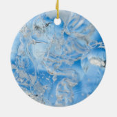 Cool Blue Iceberg Keramik Ornament (Hinten)