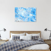 Cool Blue Iceberg Leinwanddruck (Insitu (Schlafzimmer))
