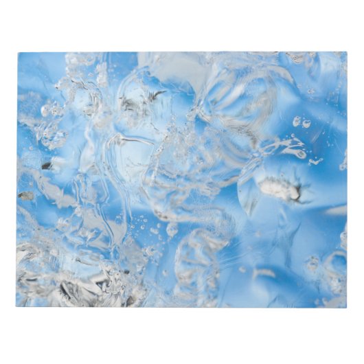 Cool Blue Iceberg Notizblock (Vorderseite)