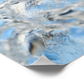 Cool Blue Iceberg Poster (Ecke)