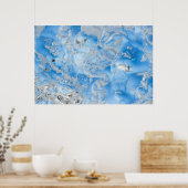 Cool Blue Iceberg Poster (Küche)