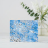 Cool Blue Iceberg Postkarte (Stehend Vorderseite)