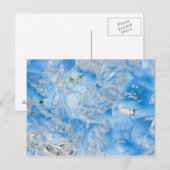 Cool Blue Iceberg Postkarte (Vorne/Hinten)