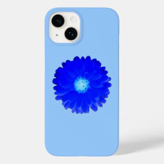 Cool Blue Marigold Case-Mate iPhone Hülle (Rückseite)