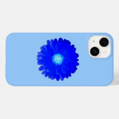 Cool Blue Marigold Case-Mate iPhone Hülle (Rückseite (Horizontal))