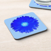 Cool Blue Marigold Cork Untersetzer (Linke Seite)