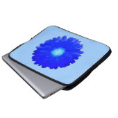 Cool Blue Marigold Laptop Bag Laptopschutzhülle (Vorne Knopf)