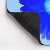 Cool Blue Marigold Mousepad (Ecke)