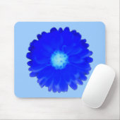Cool Blue Marigold Mousepad (Mit Mouse)