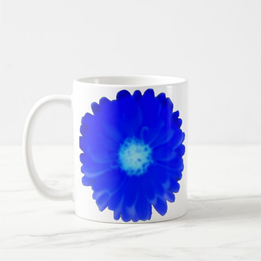 Cool Blue Marigold Tasse (Links)