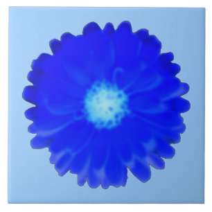 Cool Blue Marigold Tile Fliese