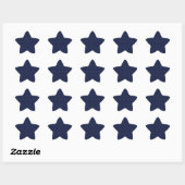 Cool Blue ModernAbstract Geometric Squares Sticker (Blatt)