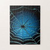 Cool Blue Spider Web Puzzle (Vertikal)