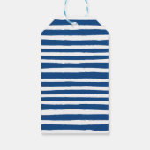 Cool Blue Summer Boys Geburtstagsgunst Geschenkanhänger (Rückseite)