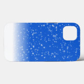 Cool Blue Texture OtterBox iPhone Case (Rückseite (Horizontal))