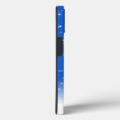 Cool Blue Texture OtterBox iPhone Case (Rückseite / Rechts)