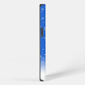 Cool Blue Texture OtterBox iPhone Case Hülle (Rechte Seite)