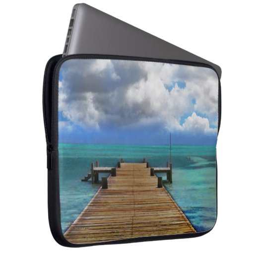 Cool Blue Waters Laptopschutzhülle (Vorne Rechts)