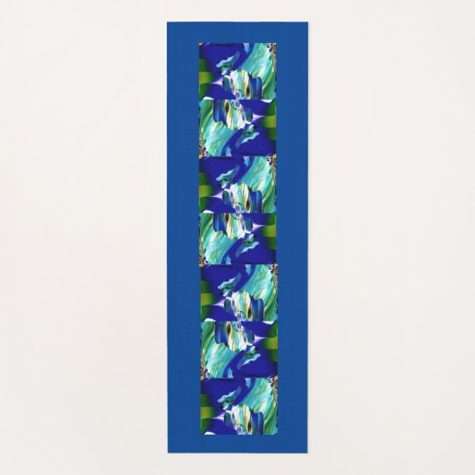 Cool Blue Yoga Mat Yogamatte (Vorderseite)