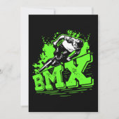 Cool BMX Bike Racing BMX Rider Gift Idea Einladung (Vorderseite)