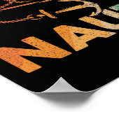 Cool Boating For Men Women Feeling Nauti Boat Capt Poster (Ecke)