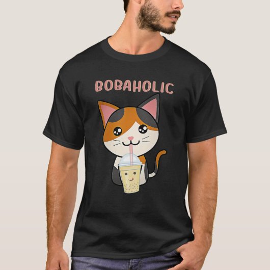 Cool Boba Holic Boba Bubble Tea 1 T-Shirt (Vorderseite)