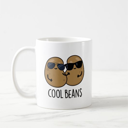 Cool Bohnen Funny Veggie Legume Puff Kaffeetasse (Links)