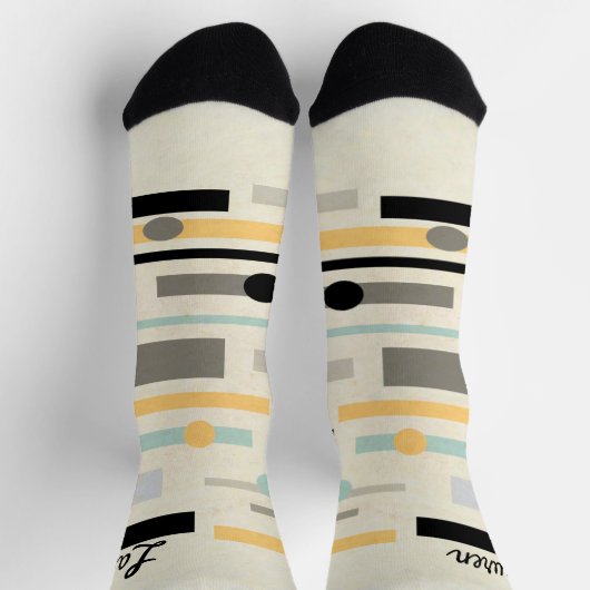 cool boho Mitte des Jahrhunderts modern hinzufügen Socken (Oben)