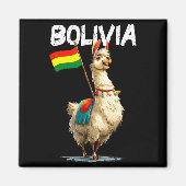 Cool Bolivian Llama Costume For Bolivia Lovers  Magnet (Vorne)