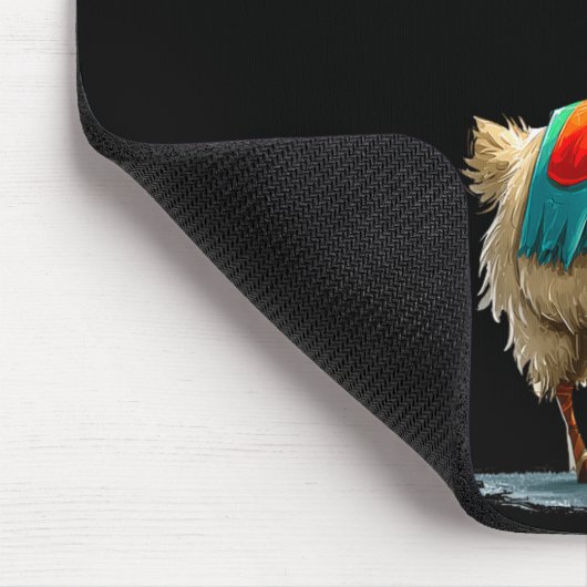 Cool Bolivian Llama Costume For Bolivia Lovers Mousepad (Ecke)