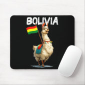 Cool Bolivian Llama Costume For Bolivia Lovers Mousepad (Mit Mouse)