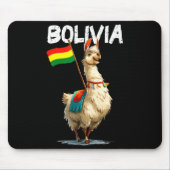 Cool Bolivian Llama Costume For Bolivia Lovers Mousepad (Vorne)